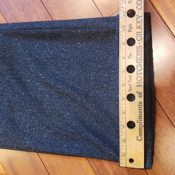 Classiques Entier Women's 6 Twill Herringbone wide leg trouser slack pants - Picture 6 of 10